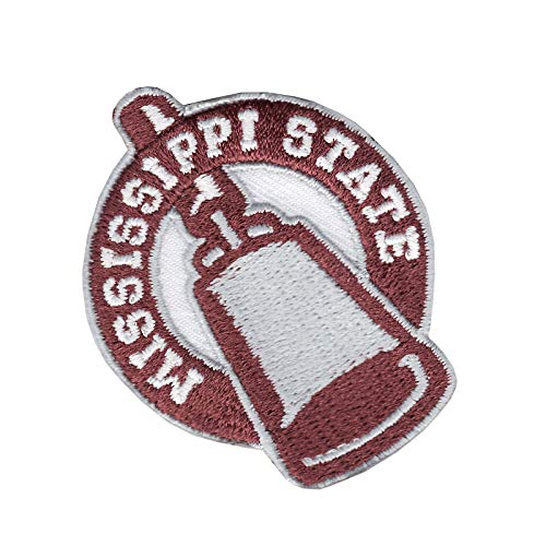 Mississippi State Bulldogs NCAA Bell Iron On Embroidered Patch
