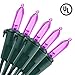 Brizled Purple Halloween Lights, 33ft 100 LED Halloween Lights Outdoor, Connectable Purple String Light 120V UL Certified Christmas Tree Light, Indoor Xmas Light for Xmas Tree Party Home Decorations