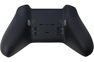 Hzxkqmil Replacement Housing Bottom Shell Case Back Plates Cover for Xbox Elite Series 2 Controller - Black