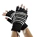 Lsgoodcare Black USB Fingerless Heating Knitting Hands Warm Gloves Gloves