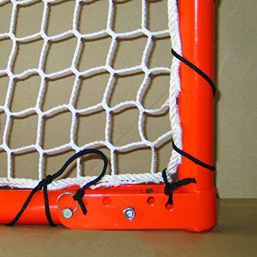 EZGoal Lacrosse Folding Goal, 6 x 6Feet, Orange