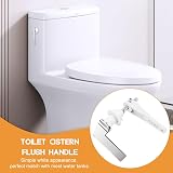 CAEEKER Alloy Toilet Cistern Lever Flush Handle Victorian Chrome Universal view 4
