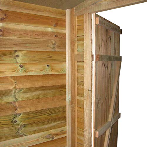 Xinglieu Gartenhaus aus imprägniertem Kiefernholz 1,5 x 2 m Gartenhaus – Bild 7