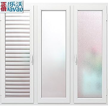Amazon De Xz Glas Aufkleber Transparente Folie Opak Buro Badezimmer Badezimmer Fenster Das Fenster