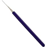 The Beadsmith Metal Awl &ndash; Rubber Grip Handle &ndash; Make Consistent and Tight Knots, Use for Creating Hand Knotting with Pearls, Opening Crimp Covers and Loosening Knots and Tangles