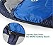 ODOLAND Cool Weather Waterproof Windproof Envelope Sleeping Bag with Compression Bag - Comfort Lightweight Portable Camping Gear for Outdoor Hiking, Traveling and Survival