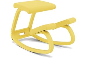 Varier Variable Monochrome, Original Kneeling Chair, Ergonomic Office Chair, 10-Year Warranty, Designed by Peter Opsvik, Ochre