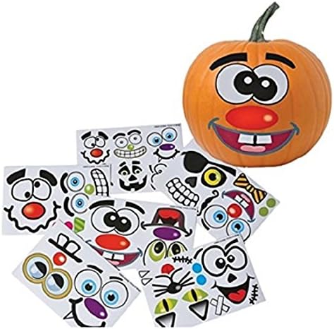 discountinuedMake Your Own Jack O Lantern Halloween Sticker Set (Package of 24 Sticker Sheets)