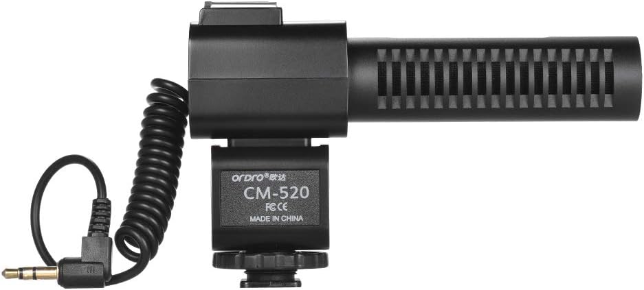 Tpotoo Ordro Cm 5 External Microphone Super Cardioid Electret Condenser Mic With Hot Shoe Mount For Canon Nikon Sony Dslr Digital Video Camera Camcorder Electronics Microphones