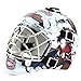 NHL Montreal Canadiens Team Logo Mini Hockey Goalie Mask with Case - Collectible Goalie Mask with Official NHL Logos and Colors
