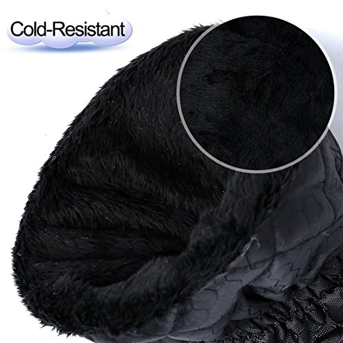 Ice Scraper Mitt Snow Brushes Snow Scrapers for Car Warm Snow Gloves Waterproof Snow Shovel Auto Snow Brush Auto Ice Scraper Scratch Free Auto Snow Removal Shovel Glove Black
