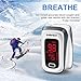 Ankovo Pulse Oximeter Fingertip Blood Oxygen Saturation Monitor Pulse Rate and SpO2 level with batteries