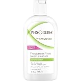 Phisoderm Fragrance Free Cream Cleanser For Sensitive Skin 6 oz (Packs of 2)