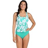 24th & Ocean Womens Over The Shoulder Tankini Swimsuit Top