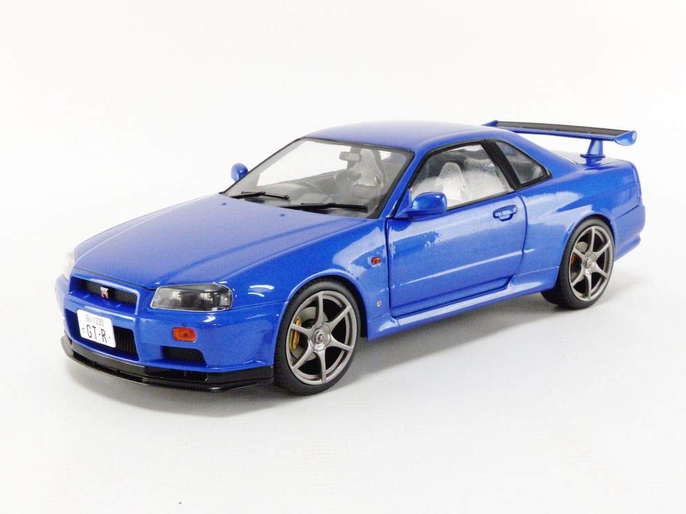 Solido S1804301 1:18 Nissan GT-R (R34) -Bayside Blue, 421185690