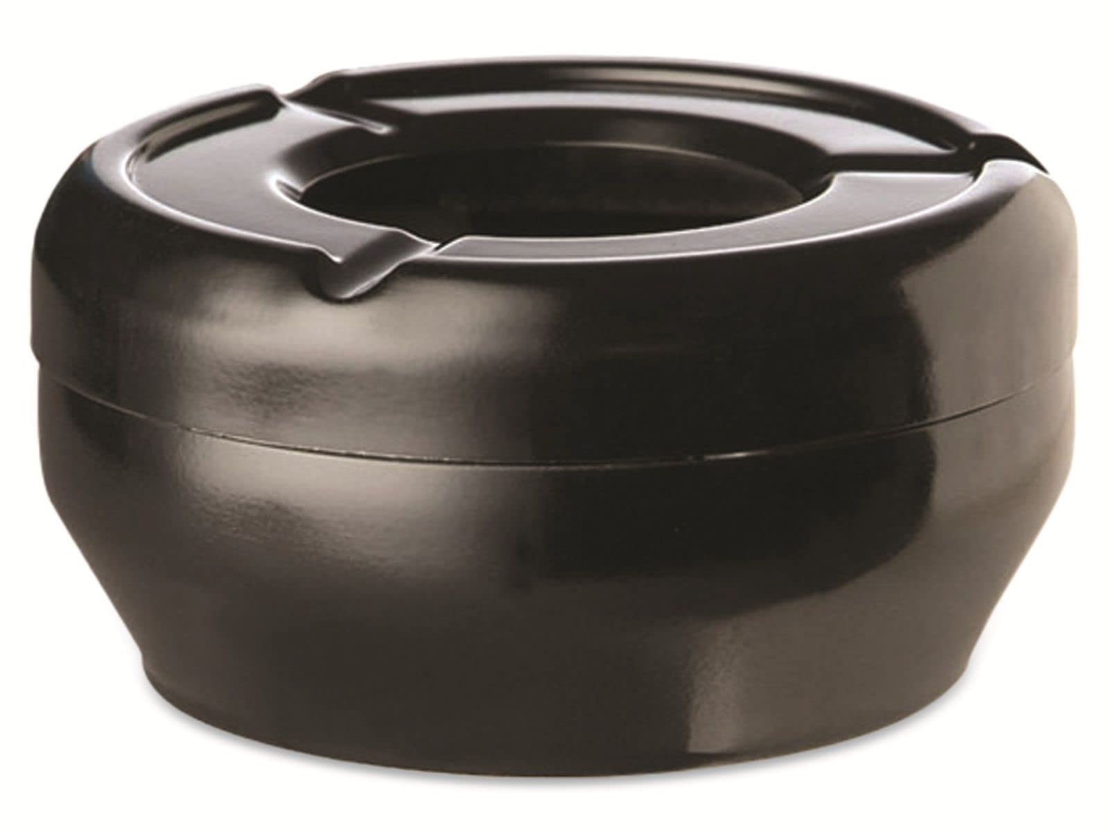 APS Casual 83611Wind Ash Tray Diameter 10cm, H: 4cm Melamine Black