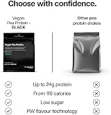 Protein Works Vegan Pea Protein BLACK Unflavoured 1kg 24g Protein view 6
