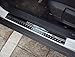 Weigesi Steel Door Sills Scuff Plate for Nissan Rogue 2014-2019 2020 Accessories Black