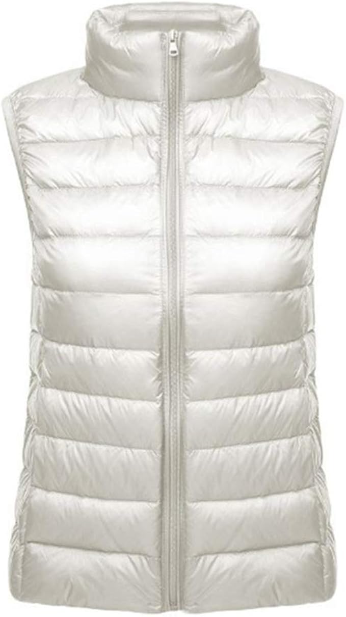 Amazon ダウン ベスト レディース ブラック 軽量 防寒 中綿 ダウン ベスト 可愛い あったか アウトドア ウルトラライト ダウン ベスト ダウンジャケット 厚手 ダウン チョッキ ノースリーブ アウター ベスト 通販