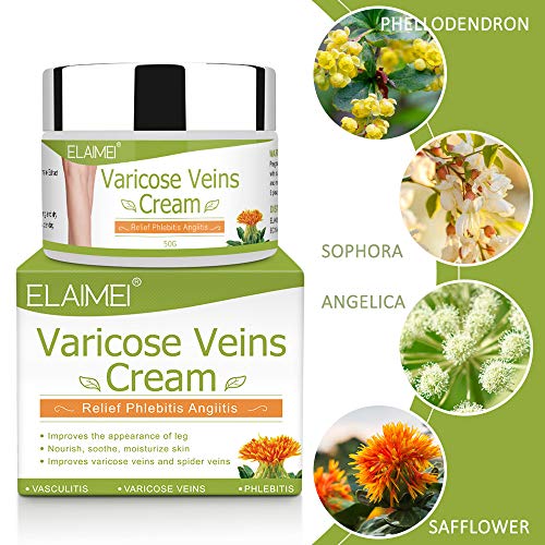 ELAIMEI Varicose Veins Cream Eliminate Varicose Veins And Spider Veins
