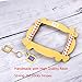 Peephole Frame, Like Monica's Door Frame,100% Handmade Yellow Door Frame What You Want and It's Great Present for a Fan (US-phole Frame-US)