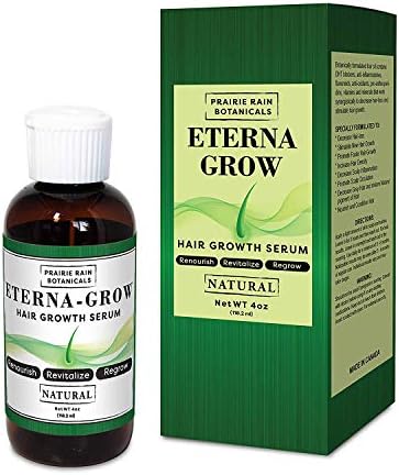 EternaGrow Hair Growth Treatment (Natural) All Natural DHT Blocker and Hair Stimulant Topical Formula