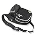 Outdoor Waist Bag, Sunhiker Sports Water Resistant Waist Pack with Water Bottle (Not Included) Holder, Running Belt Bag Pouch Fanny Pack for Hiking Running Cycling Camping Climbing Travel(Black)