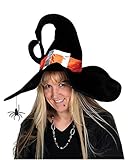 Deluxe Plush Witch Hat Party Accessory (1 count) (1/Pkg)