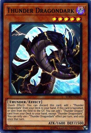 Yu-Gi-Oh! - Thunder Dragondark - SOFU-EN019 - Soul Fusion - Unlimited Edition - Ultra Rare