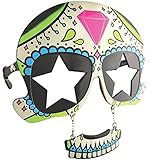 Sugar Skull Day of the Dead Dia de Los Muertos costume party mustache sunglasses