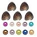 Fine Jewelry Grade Freshwater Cultured Love Wish Pearl Oyster AAAA Round Pearls Various 10 Random Colors, Birthday Gifts Pearl Party,Oysters with Pearls Inside (6-7mm, 10 PCs/lot)