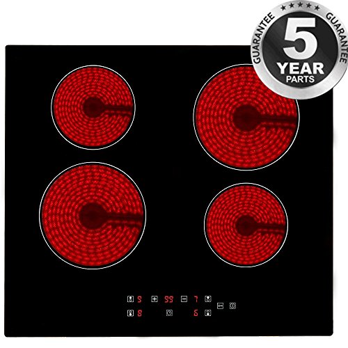Buy 60cm Electric Ceramic Hob,600mm Glass Builtin Cooker,Cooktop with