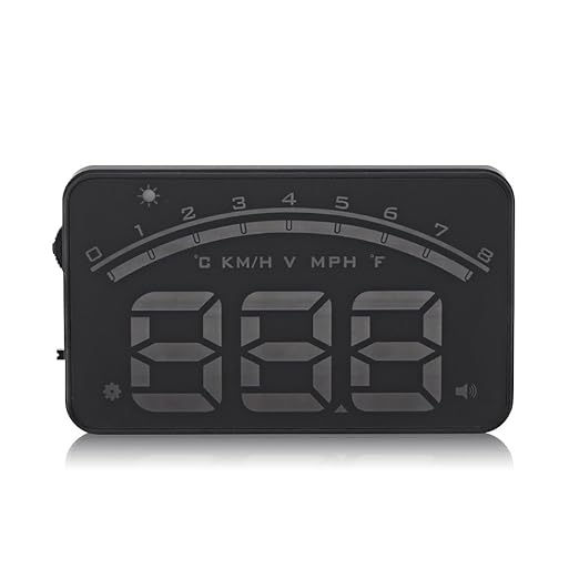 title=Qiilu HUD Head Up Display OBD auto GPS Riflettore Auto-bilanciante tachimetro