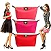 Bestrice iConic-Frame Pouch-Cosmetics Case Makeup Bag Travel Accessory Organizer (Red)