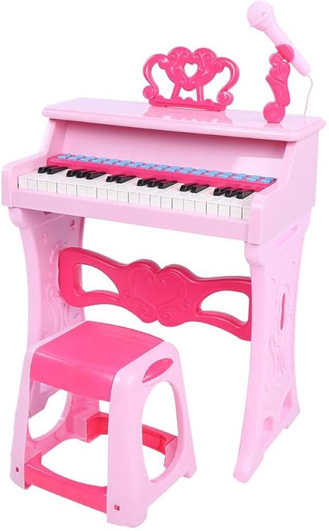 piano con microfono para niñas