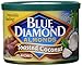 Blue Diamond Flavored Almonds, Toasted Coconut 6-ounce Can (Pack of 2)