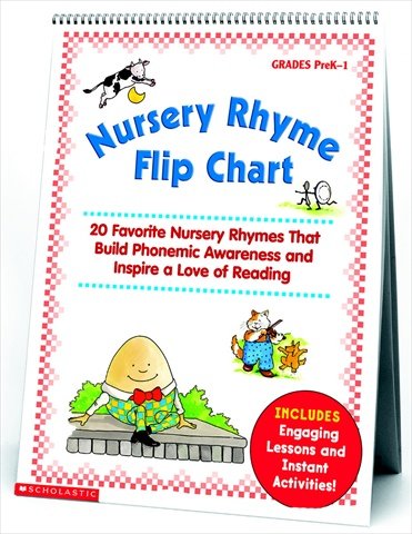 Scholastic 085380 Flipchart Nursery Rhyme