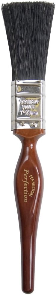 Hamilton Perfection 1 Inch Pure Bristle Paint Brush | High Quality Natural