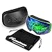 OutdoorMaster Ski Goggles PRO - Frameless, Interchangeable Lens 100% UV400 Protection Snow Goggles for Men & Women (Green Frame VLT 18% Grey Lens with Full REVO Green and Free Protective Case)