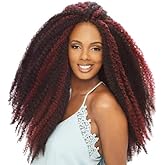 Janet Collection Afro Twist Braid Color 1B (6 Packs)