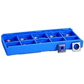 SpeTool 10pcs Square Carbide Inserts Replacement for Flattening Router Bit (12mmx12mm, 2.2mm Thick), 35 Degree Cutting Angle,