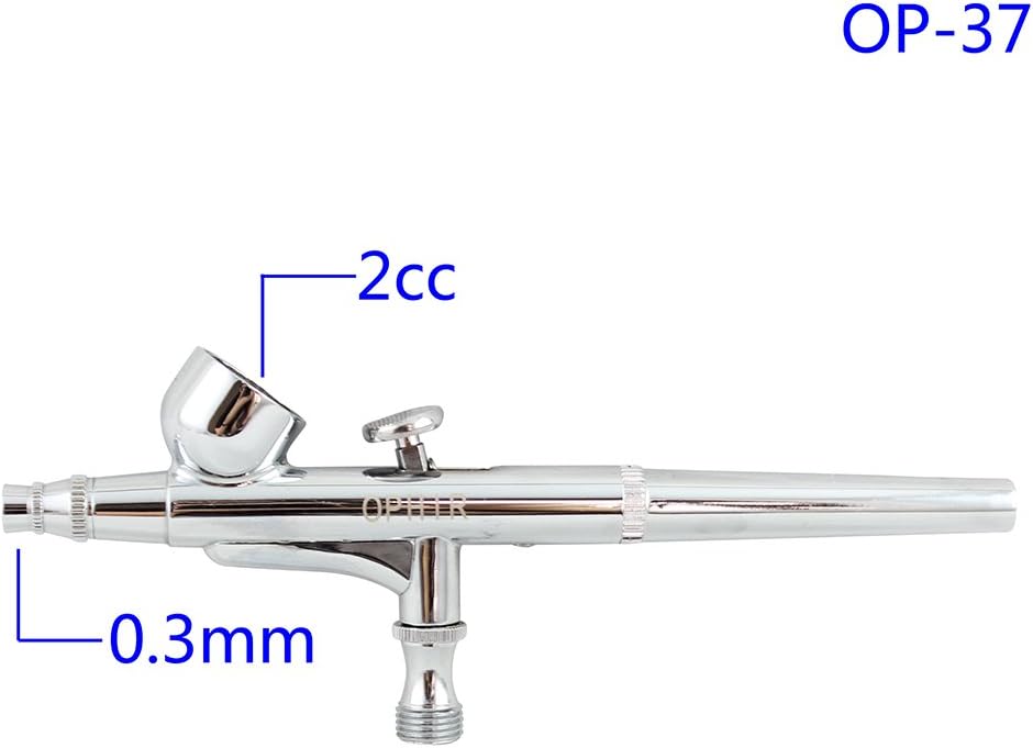 OPHIR 6 PCS Dual-Action Airbrush with 4-Airbrush Holders Set 0.2mm 0.3mm 0.35mm 0.5mm Nozzle Air Brush Spray Paint Guns for Hobby Cake Decoration: Arts, Crafts & Sewing