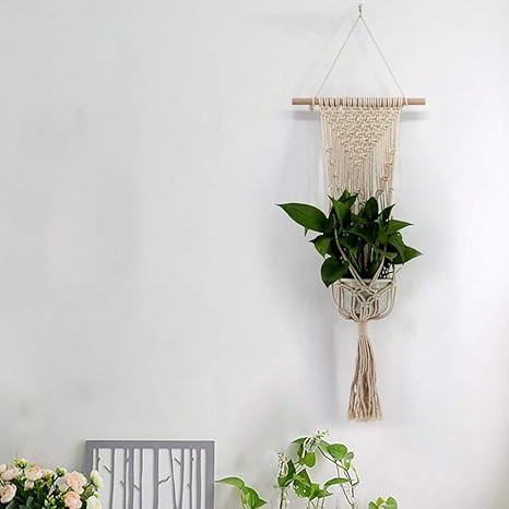 Bohovas Plant Hanger For Indoor Planter Basket Holder Wall