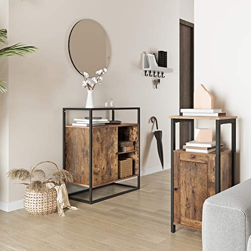 VASAGLE Entryway Storage Console Table with Stable Tempered