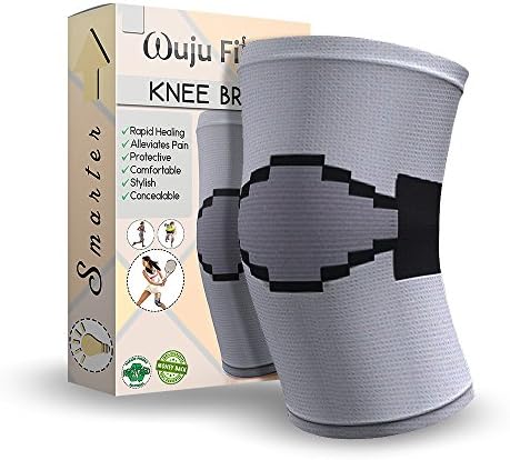 Knee Brace Support Compression Sleeves, Best for Joint Pain, Arthritis Relief, Injury Recovery, Meniscus Tear, ACL and Running. Knee Support for Women and Men.