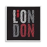 Framed Canvas Wall Art London and NYC Canvas Prints Home Artwork Decoration for Living Room,Bedroom - 16x16 inches