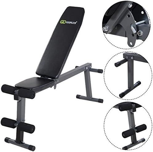 Adjustable Folding Sit Up AB Incline Abs Bench Flat Fly Weight Press Gym