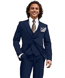 Men's 3 Pieces Suit Set Slim Fit Suits for Men Big