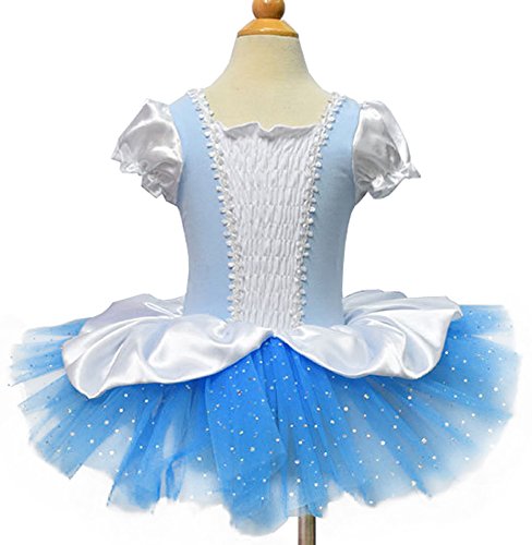 COSWE Cinderella Tutu Ballet Costume Dress for Girls