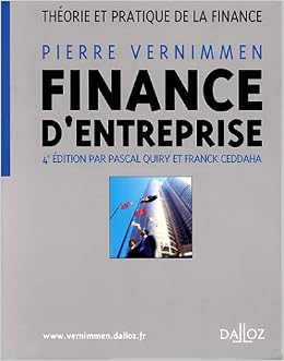 Amazonfr Finance Dentreprise Théorie Et Pratique De La - 